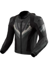 Revit Quantum 3 Pro, leather jacket , color: Black/Grey , size: 54