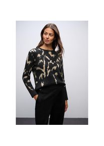 Street One Rundhalspullover gemustert