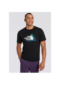 The North Face T-Shirt &raquo;M MOUNTAIN FOUNDATION SS TEE-GRAPHIC&laquo; 1 Stk. sportlicher Stil, kurze &Auml;rmel, schnelltrocknendes Material
