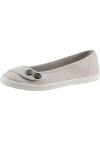 Dames ballerina lichtgrijs Maat 36