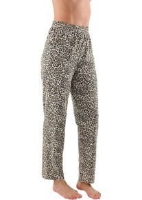 feel good Dames broek zand/camel bedrukt Maat 40/42