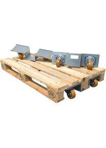 ESB, M&ouml;belrollen, Europaletten Roller Set H 150 mm
