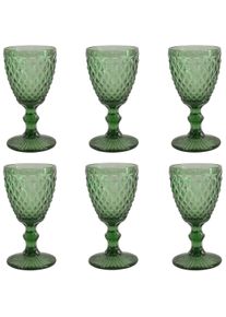 Medard de Noblat M&Atilde;dard de Noblat - Diamond - Wijnglas 20 cl - Groen - 6 delig (71170159), Weingl&auml;ser, Gr&uuml;n