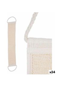 Berilo, Intimpflege, K&ouml;rperschwamm Mit Griffen Weiss Beige 20 x 2,5 x 9,5 cm (24 St&uuml;ck) (Intimwaschlotion)