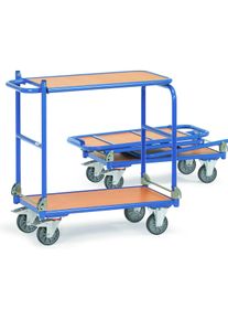 Fetra, Transportwagen, 1140 Tischwagen KW 4, 2 Etagen, klappbare Tischplattform (150 kg, 2)