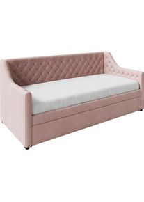 LEONIQUE, Ausziehbett &raquo;PRINCESS&laquo;, Rosa + Rosa, Rosa + Rosa
