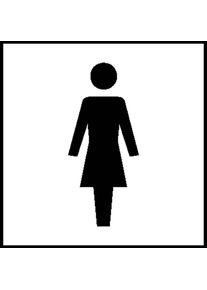 WOLK, Hausnummer + T&uuml;rschild, T&uuml;rschild WC - Damen Kunststoff B x H 150 mm 1 St.