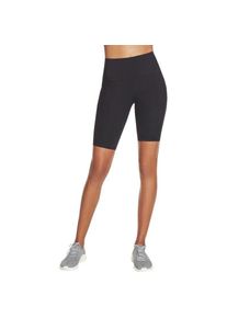 Skechers, Damen, Velohosen, Go Walk High Waisted Bike Short W3SH53-BLK - XS (XS), Schwarz