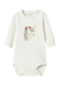 name it Śpiochy/body 'NBFNICORN' atramentowy / złoty / czerwony / biały Rozmiar 56