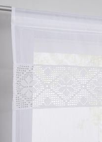 bonprix Raffrol&oacute; horgolt szeg&eacute;llyel, feh&eacute;r, mag./sz&eacute;l.: 130/60 cm