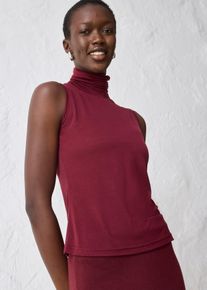 bonprix Női Top puha gyapj&uacute;-kever&eacute;kből, piros, 36/38