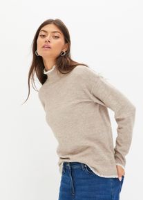 bonprix Női Pul&oacute;ver, b&eacute;zs, 36/38