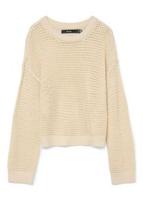 V&eacute;ro Moda VERO MODA Pull-over 'VMNEWMADERA' Femme beige taille XL