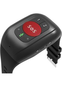 Seremy GPS-Smartwatch f&uuml;r Senioren mit Herzfrequenz- und Blutdruck&uuml;berwachung, Sturzerkennung, Wasserdicht, Smartwatch