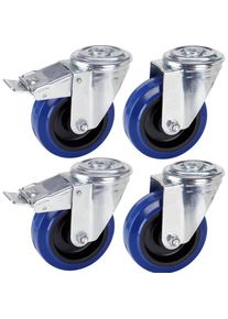 D&Ouml;RNER+HELMER D&ouml;rner + Helmer, M&ouml;belrollen, 450658 Lenkrolle Rad-Durchmesser 100 mm Tragf&auml;higkeit max. 150 kg 4 St.