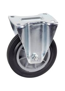 D&Ouml;RNER+HELMER D&ouml;rner + Helmer, M&ouml;belrollen, 717902 TPE-Bockrolle 160x36mm Rola Platte 140x110mm PP-Felge grau Trkr. 150