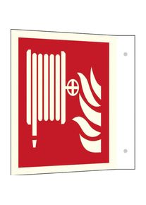 SafetyMarking&reg; SafetyMarking, Brandbek&auml;mpfer, Brandschutzschild - L&ouml;schschlauch