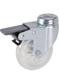 D&Ouml;RNER+HELMER D&ouml;rner + Helmer, M&ouml;belrollen, 4506551 Lenkrolle mit Feststeller Rad-Durchmesser 75 mm Tragf&auml;higkeit max. 50 kg