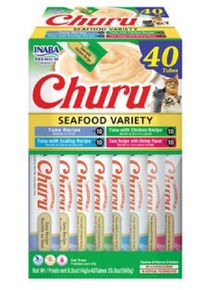Churu Cat BOX Tuna Seafood Variety 40 x 14 g