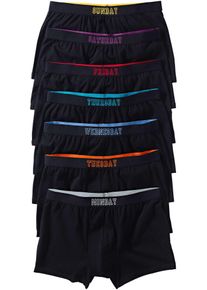 bonprix Boxershorts eng mit Baumwolle (7er Pack), schwarz, mit Baumwolle