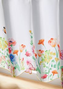 bonprix Ablakt&aacute;bla f&uuml;gg&ouml;ny vir&aacute;gmint&aacute;zattal, feh&eacute;r, mag./sz&eacute;l.: 30/120 cm