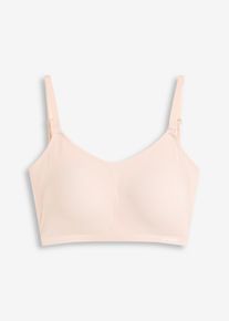 bonprix Femei Sutien bralette cu burete, fără cusături, Feel Comfort Multiway Seamless, bej, 44/46