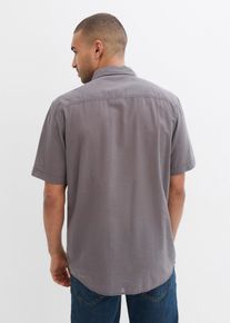 bonprix Koszulka z kr&oacute;tkim rękawem, z czystej bawełny, szary, 43/44 (XL)