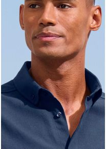 H.I.S. Herren Kurzarmhemd in dunkelblau ,Gr&ouml;&szlig;e S (37/38), Witt, 100% Baumwolle