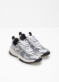 bonprix Femei Pantofi sport chunky, argintiu, 36