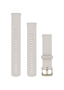 Curea ceas smartwatch Garmin, 18mm, slicon, Ivory