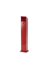 Var Combi-asbakzuil, inhoud 5 l, b x h x d = 180 x 1150 x 150 mm, vuurrood