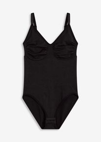 bonprix Női Alakform&aacute;l&oacute; Seamless body k&ouml;zepes form&aacute;l&oacute; hat&aacute;ssal, fekete, M