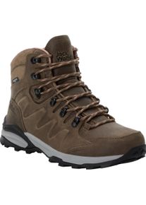 Jack Wolfskin, Damen, Wanderschuhe, Refugio Prime Texapore Mid W (43), Braun