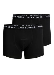 Jack & Jones JACK & JONES M&auml;n Boxershorts svart / vit Storlek L