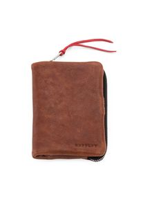 Harold&rsquo;s Lederwaren Geldb&ouml;rse Supercourse Hellbraun / Rot