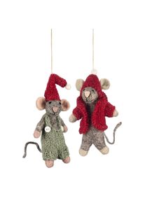 &Eacute;n Gry & Sif M&auml;usepuppen Filz 2er-Set