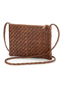 Allan K Damen-Ledertasche geflochten