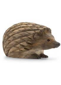 Wildlife Garden Igel Lindenholz handgeschnitzt