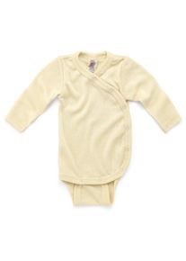 Engel Baby-Wickelbody Merinowolle-Seide Natur 50/56