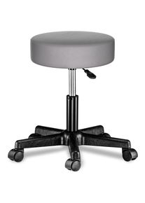 Casaria Rolkruk kunstleer Grijs 360&deg; draaibaar