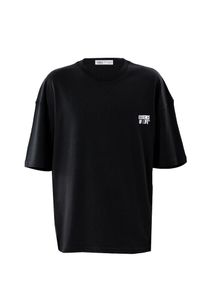 VAMOS CLO Koszulka dla mężczyzn niebieski / czarny / biały Rozmiar L