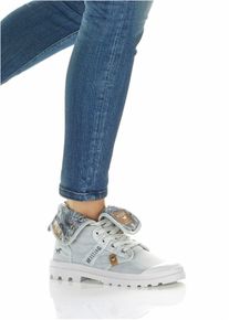 Hoge sneakers van Mustang - grijs - maat 40 - bonprix
