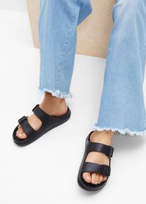 Slippers - zwart - maat 36 - bonprix