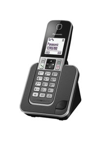 Panasonic KX-TGD310, Telefon, Grau, Silber