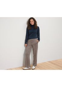 Tchibo - Komfort-Jacquardhose - Damen - Gr. 44 - wei&szlig;/jacquard