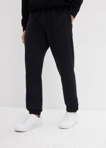 Jogginghose in Loose Fit, schwarz, Gr&ouml;&szlig;e 48/50 (M), mit Baumwolle, bonprix