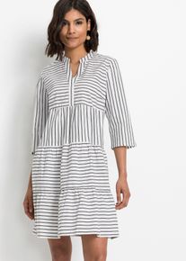 Tunika-Kleid, schwarz, Gr&ouml;&szlig;e 42, 100% Baumwolle, bonprix