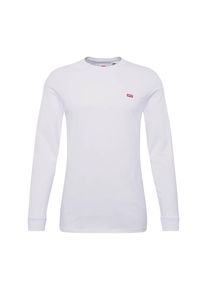 Levi's LEVI'S , M&aelig;nd, Bluser & t-shirts 'Housemark Long Sleeve Tee', Hvid, St&oslash;rrelse S