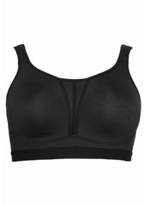 sheego, Damer, Sports-BH, Sort, St&oslash;rrelse 90