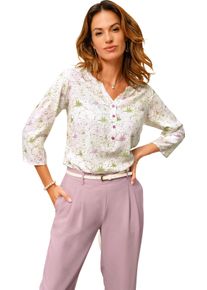 Damer Bekv&auml;m blus malva-vass-med tryck Gr&ouml;&szlig;e 54